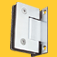 glass clips for wall
